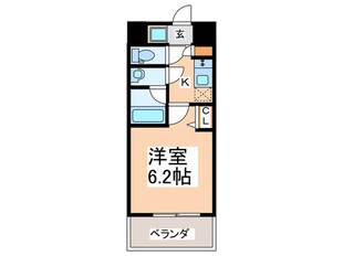 スプランディッド難波Ⅱの物件間取画像